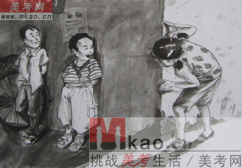 2013年清华大学美术学院造型诚博专业速写优秀试卷