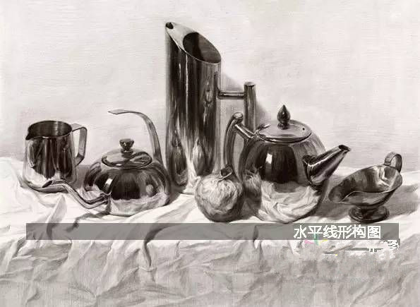 高分卷必须具备的素描静物构图方式 高分卷必须具备的素描静物构图方式